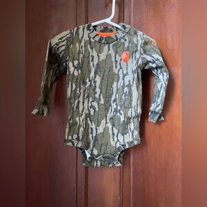 Carhartt baby 12 months camouflage onesie